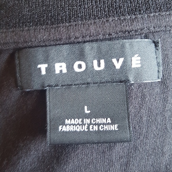 Trouve Blue Black Stripe Sleeveless Top - Picture 4 of 5